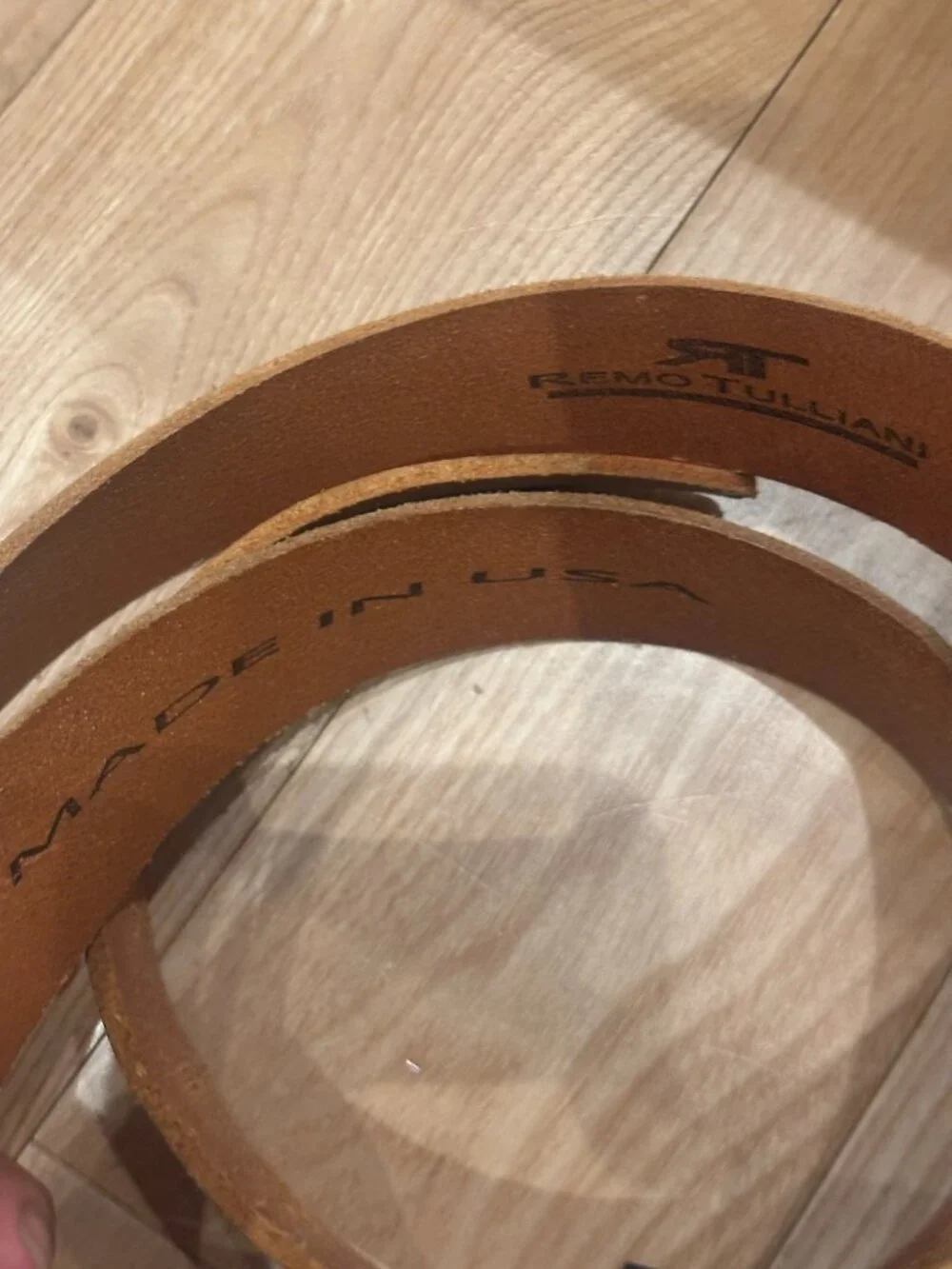 Remo Tulliani Men's Brown Leather Belt | 48